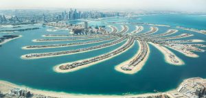 les îles artificielles de Dubaï
